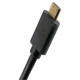 Кабель Extradigital micro HDMI to HDMI, 0.5m, v 2.0, 36 AWG, Gold, PVC